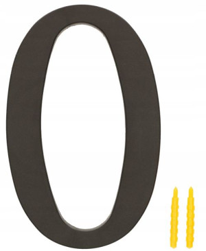 Cyfra Na Dom Plastikowa Czarna 17,5 Cm Cyfry