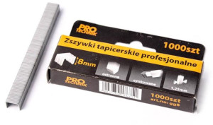 Zszywki Tapicerskie Typu G Ostrzone 10 Mm 1000 Szt