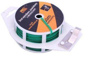 Drut Ogrodowy Gruby Powlekany Pvc + Obcinak 50 M