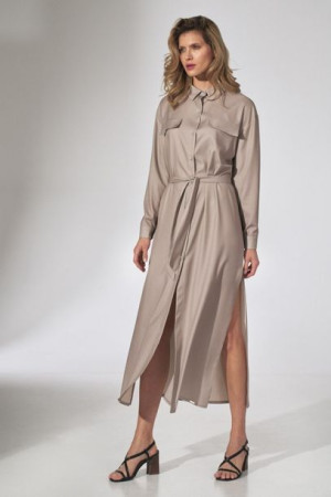 Figl Sukienka Model M740 Beige S