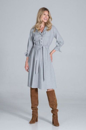 Figl Sukienka Model M838 Grey XL