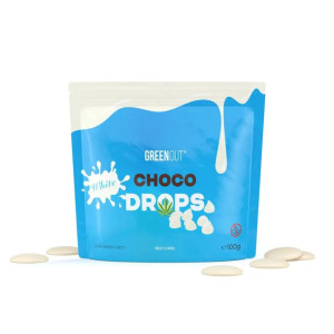 Czekoladki konopne Green Out Choco Drops - Białe
