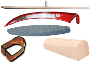 Kosa Ręczna Kosisko Klin Pierścień Osełka 60 Cm