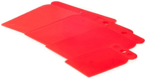 Szpachelki japonki plastikowe 4 sz zestaw szpachli