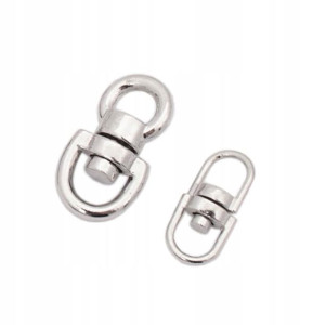 Okrętka Krętlik Obrotowy Niklowany 31 Mm