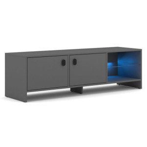 Hakano Szafka rtv TERRA 53x140x39 cm styl nowoczesny szara