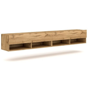 Hakano Szafka rtv REGNUM 31x280x32,8 cm styl klasyczny brązowa