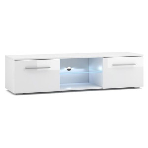 Hakano Szafka rtv PAREO 36x140x40 cm styl nowoczesny biała