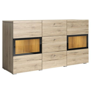 Hakano Komoda OUVERTURE 39x132x70 kolor jasny brąz styl klasyczny