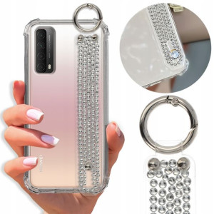 Etui Antishock Pasek Cekiny do HUAWEI P SMART 2021