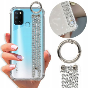 Etui Antishock Pasek Diament do REALME C17 RMX2103
