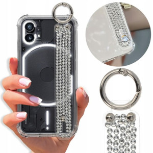 Etui Antishock Pasek Diamenty do NOTHING PHONE 1