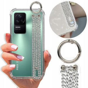 Etui Antishock Pasek Diamenty do XIAOMI REDMI K50