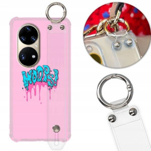 Etui Antishock Pasek do HUAWEI P50 PRO Modne Wzory