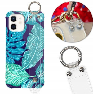 Etui Antishock Pasek do IPHONE 12 MINI Modne Wzory