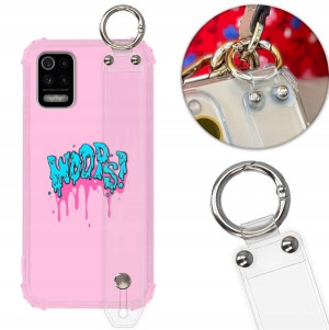 Etui Antishock Pasek do LG K62 Modne Słodkie Wzory