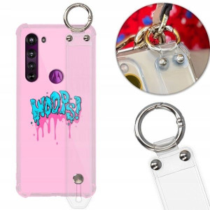 Etui Antishock Pasek do MOTOROLA EDGE Modne Wzory