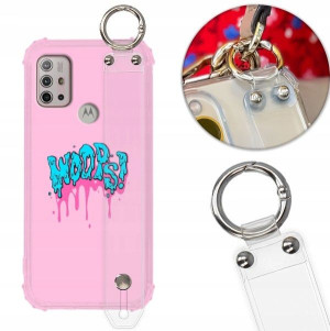 Etui Antishock Pasek do MOTOROLA G10 Modne Wzory