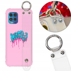 Etui Antishock Pasek do MOTOROLA G100 Modne Wzory