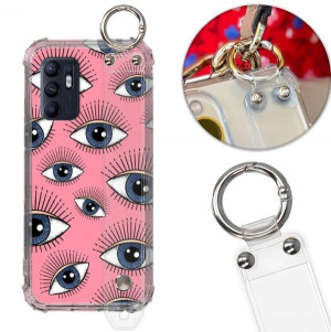 Etui Antishock Pasek do OPPO RENO 6 Modne Wzory