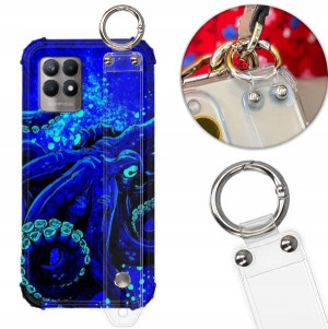 Etui Antishock Pasek do REALME 8i Modne Top Wzory