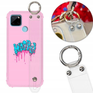 Etui Antishock Pasek do REALME C21Y Modne Wzory