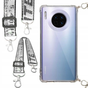 Etui Antishock Smycz Biała HUAWEI MATE 30 Ochronne