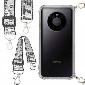 Etui Antishock Smycz Biała HUAWEI MATE 40 PRO Case