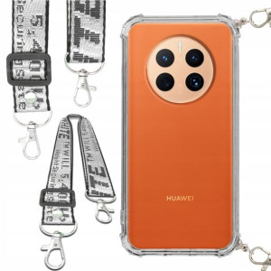 Etui Antishock Smycz Biała HUAWEI MATE 50 Ochronne