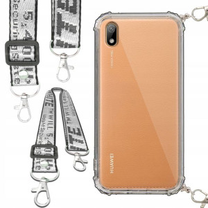 Etui Antishock Smycz Biała HUAWEI Y5 2019 Ochronne