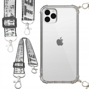 Etui Antishock Smycz Biała IPHONE 11 PRO Ochronne