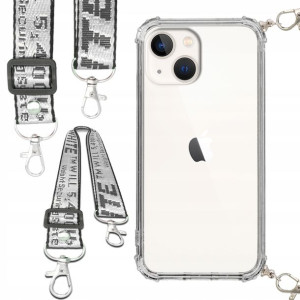 Etui Antishock Smycz Biała IPHONE 13 MINI Ochronne