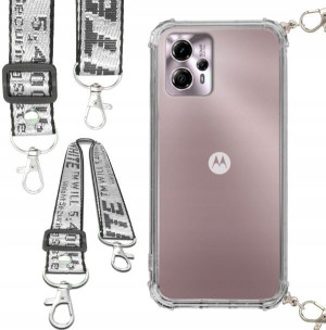 Etui Antishock Smycz Biała MOTOROLA MOTO G13 Case