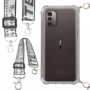 Etui Antishock Smycz Biała NOKIA G11 4G Ochronne