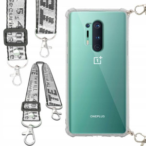 Etui Antishock Smycz Biała ONEPLUS 8 PRO Ochronne