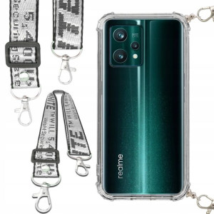Etui Antishock Smycz Biała REALME 9 PRO PLUS Case