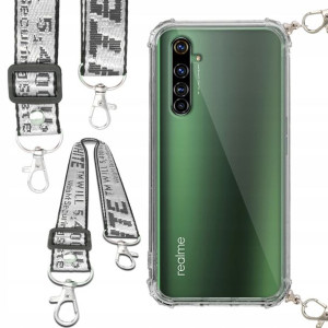 Etui Antishock Smycz Biała REALME X50 PRO Ochronne