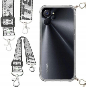 Etui Antishock Smycz Biała RELAME 10 5G Ochronne