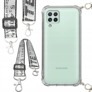 Etui Antishock Smycz Biała SAMSUNG A22 4G Ochronne