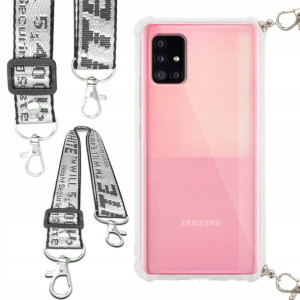 Etui Antishock Smycz Biała SAMSUNG A51 5G Ochronne