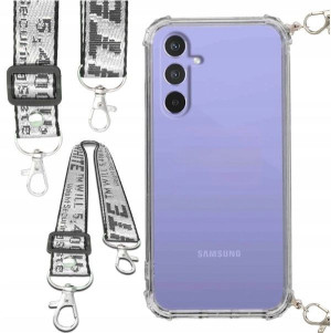 Etui Antishock Smycz Biała SAMSUNG A54 5G Ochronne