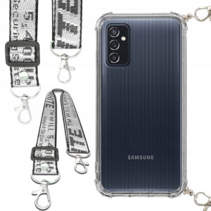Etui Antishock Smycz Biała SAMSUNG M52 5G Ochronne