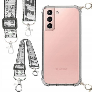 Etui Antishock Smycz Biała SAMSUNG S21 5G Ochronne