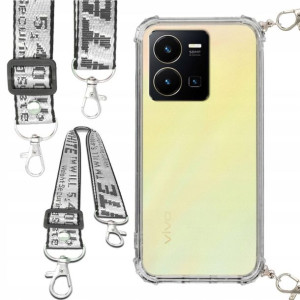 Etui Antishock Smycz Biała VIVO Y35 Ochronne Case