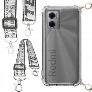 Etui Antishock Smycz Biała XIAOMI REDMI 10 5G Case