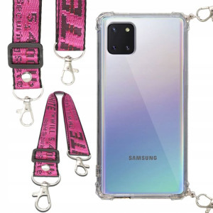 Etui Antishock Smycz Róż Do SAMSUNG NOTE 10 LITE