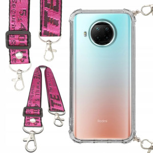 Etui Antishock Smycz Róż Do XIAOMI REDMI NOTE 9 5G