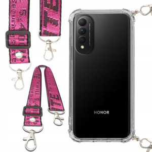 Etui Antishock Smycz Różowa Do HUAWEI HONOR X20 SE