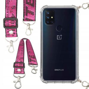 Etui Antishock Smycz Różowa Do ONEPLUS NORD N10 5G