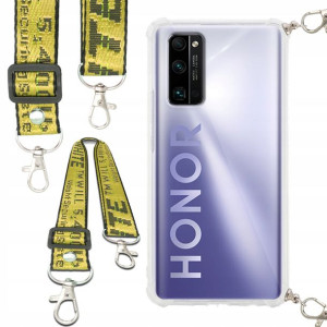 Etui Antishock Smycz Żółta Do HUAWEI HONOR 30 PRO